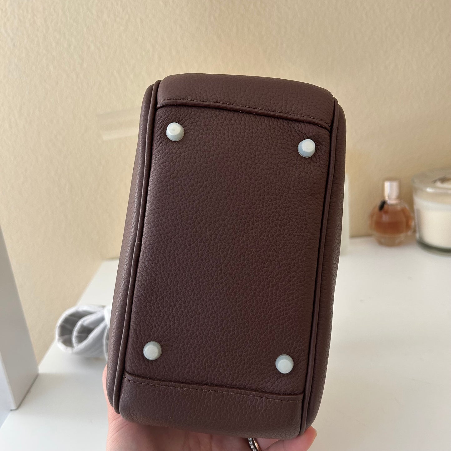 Double Handle Mini Crossbody Pillow Bag