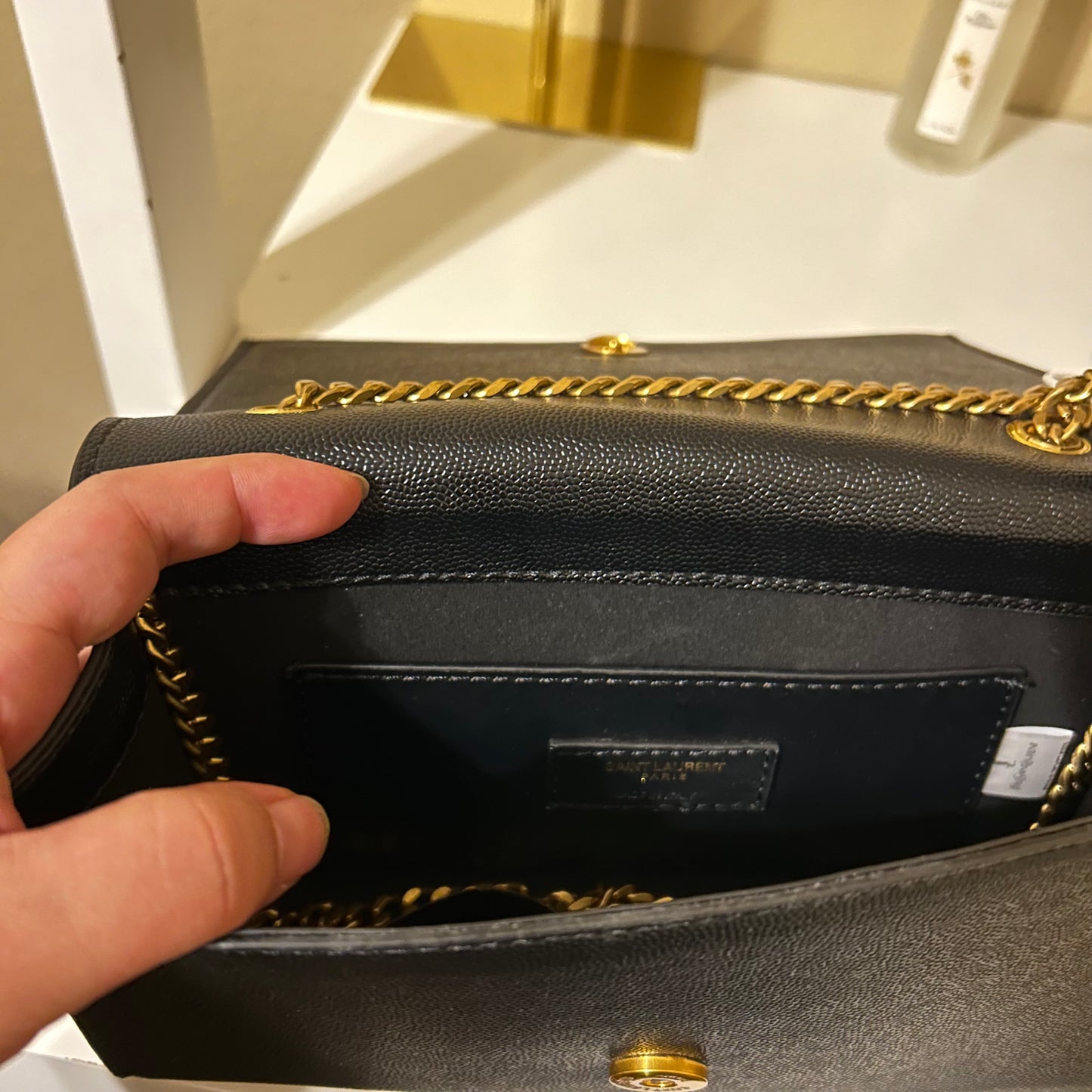 Y8L Black Cavalier Clutch with Tussle