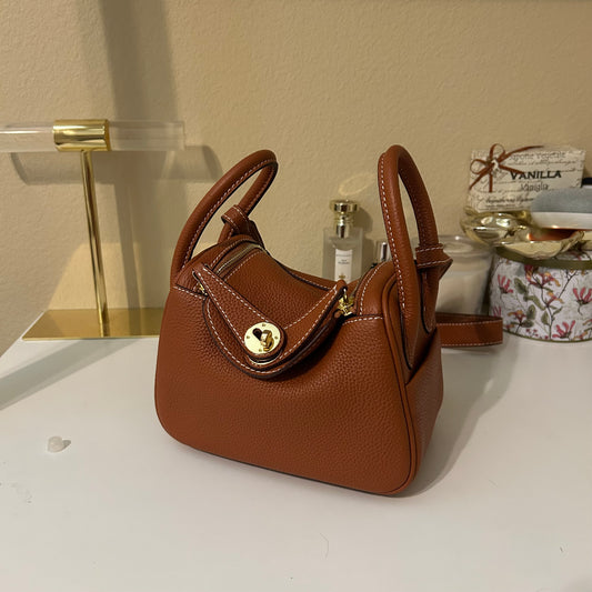 Mini Pillow Bag Brown