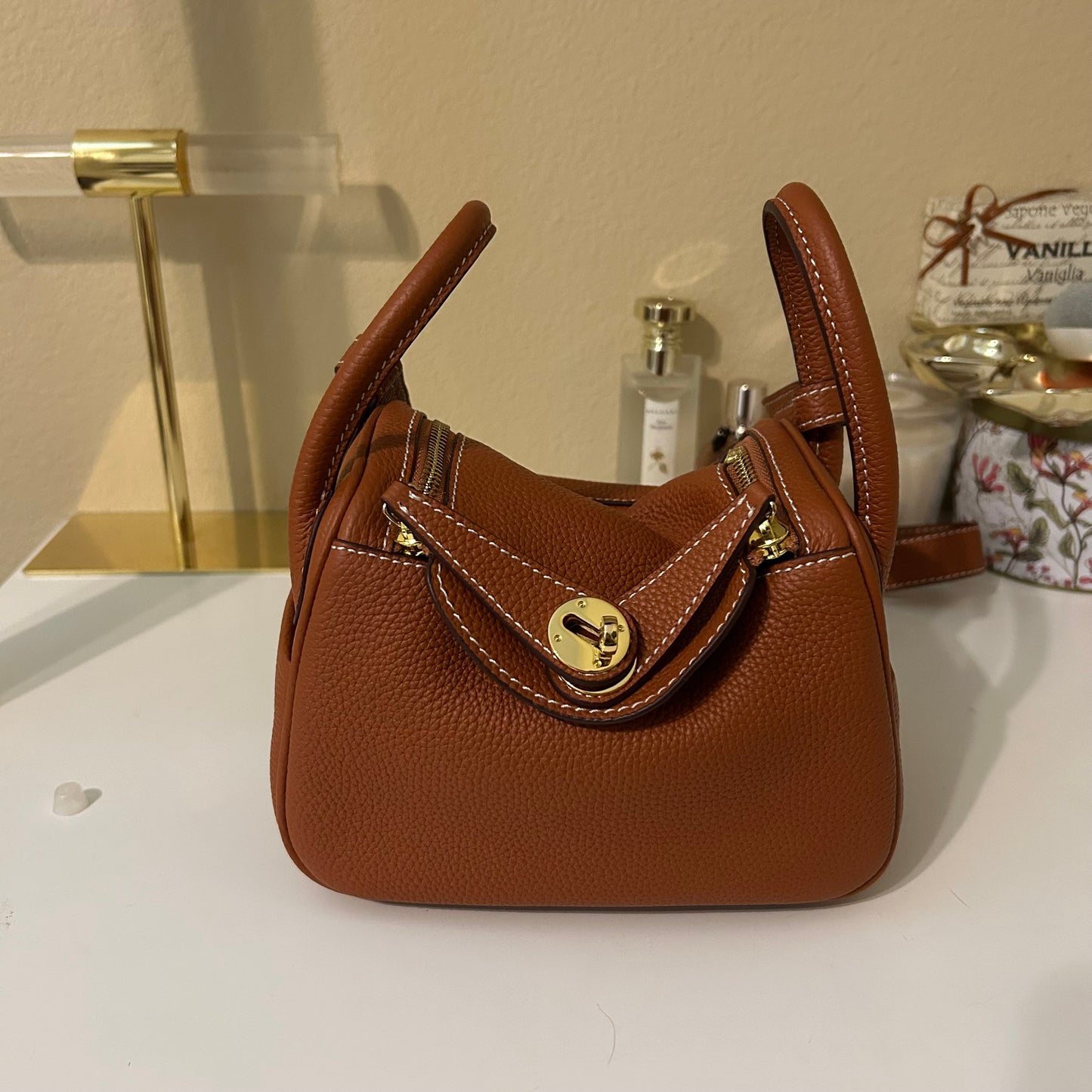 Mini Pillow Bag Brown