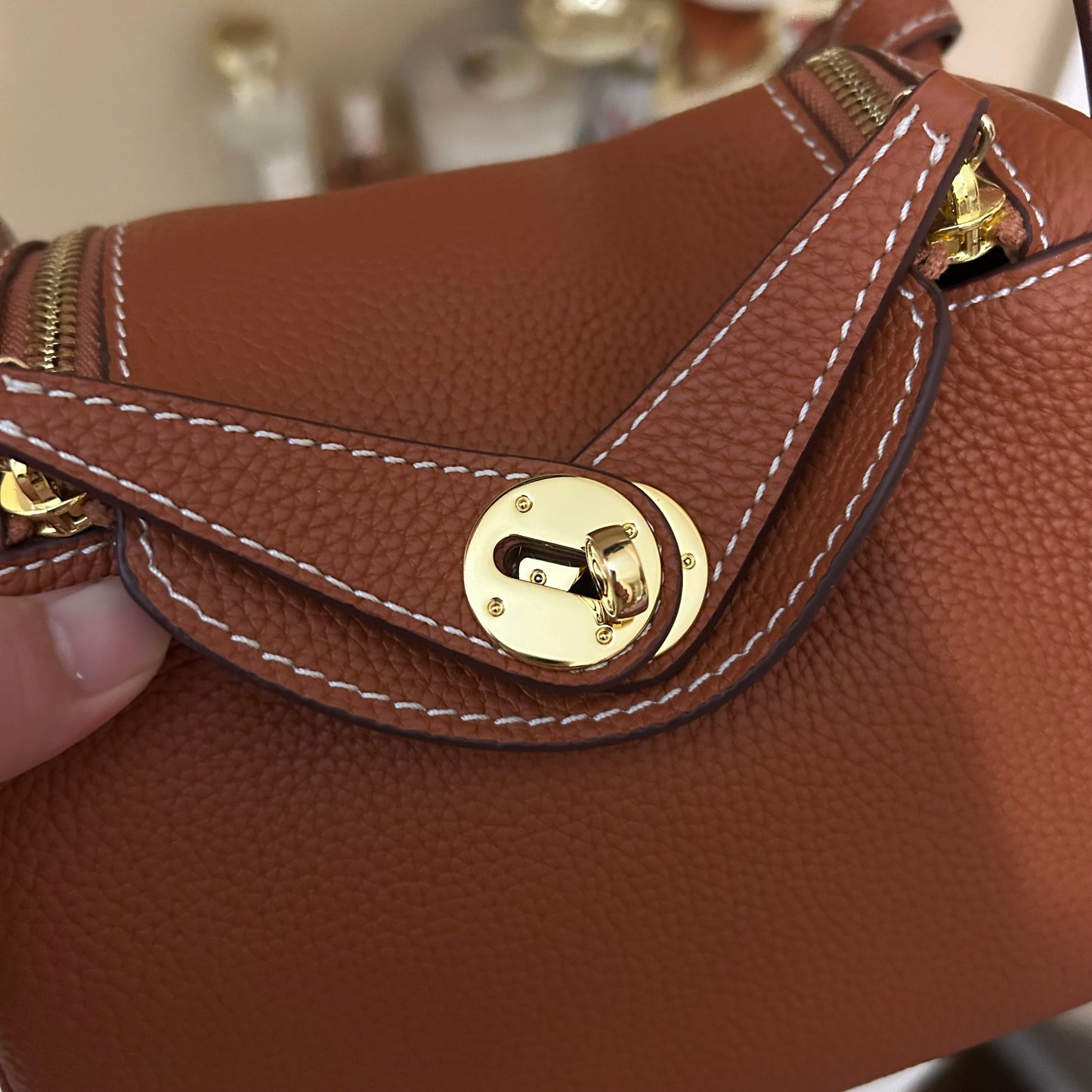 Mini Pillow Bag Brown